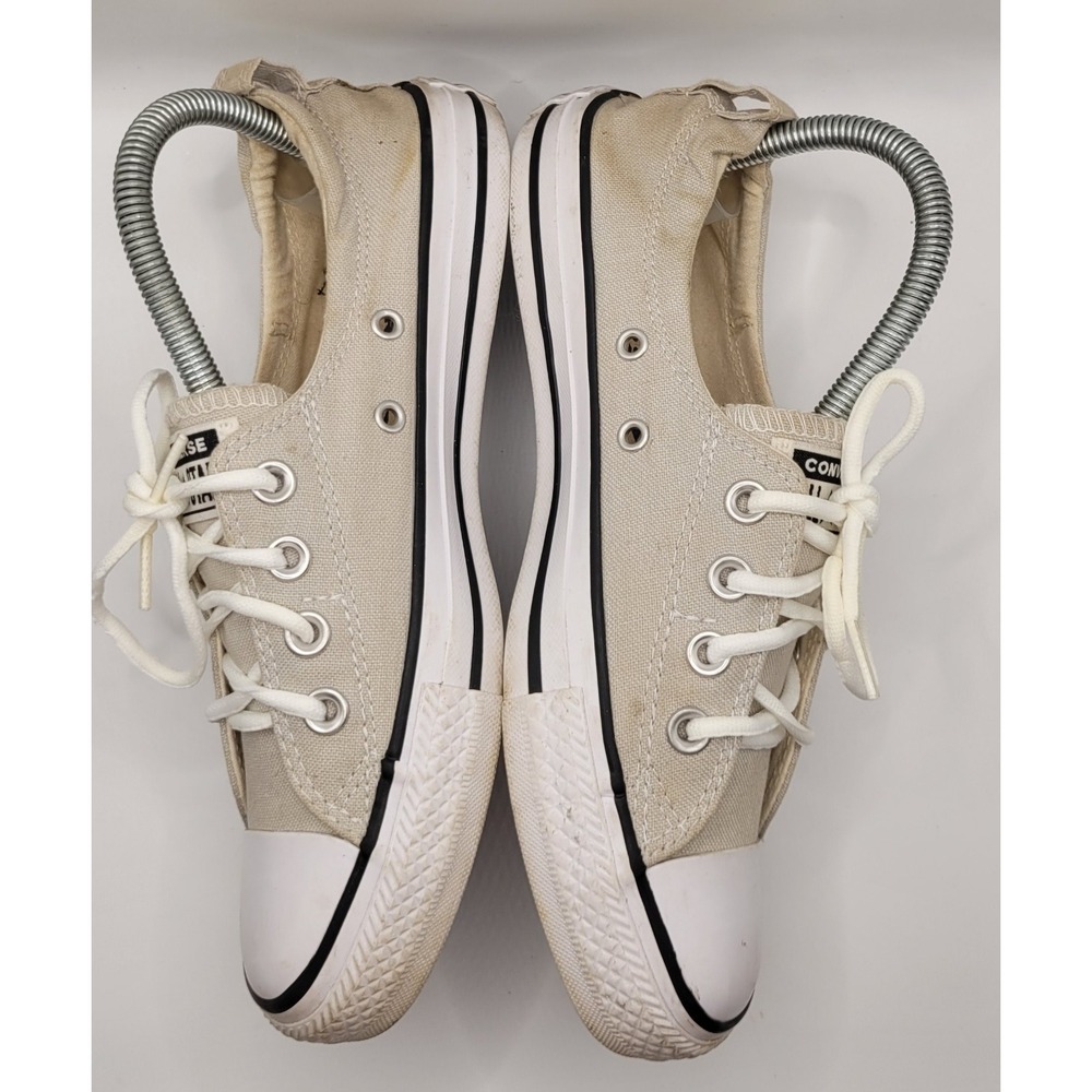 Converse All Star Shoreline Slip On Shoes Tan Unbleached White Women/Men  7.5